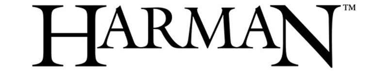 Harman Stoves logo in black.